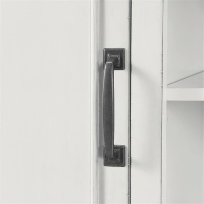 Del Mar White and Gray 70" TV Stand with Electric Fireplace - Martin Svensson Home 7 Del Mar White and Gray 70" TV Stand with Electric Fireplace - Martin Svensson Home - Image 5