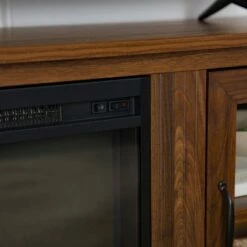 Tasi Transitional Farmhouse Glass Window Pane Door with Electric Fireplace TV Stand for TVs up to 80" - Saracina Home Dark Walnut 25 Tasi Transitional Farmhouse Glass Window Pane Door with Electric Fireplace TV Stand for TVs up to 80" - Saracina Home Dark Walnut -Cheap TV Stands Store unnamed file 1040