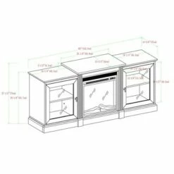 Tiered Double Door Electric Fireplace TV Stand for TVs up to 30" - Saracina Home Dark Walnut 23 Tiered Double Door Electric Fireplace TV Stand for TVs up to 30" - Saracina Home Dark Walnut -Cheap TV Stands Store unnamed file 1075