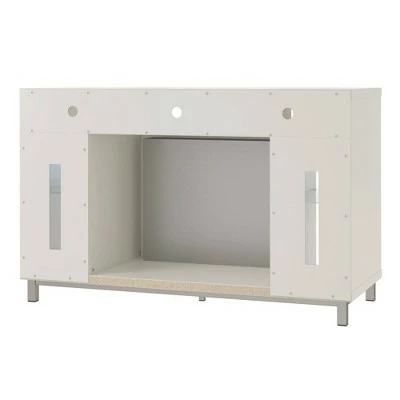 Yorkshire Fireplace TV Stand for TVs Up To 48" - Room & Joy Graphite Gray 9 Yorkshire Fireplace TV Stand for TVs Up To 48" - Room & Joy Graphite Gray - Image 7