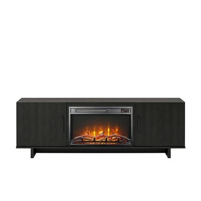 60" Rockwood Tv Stand with Fireplace - Room & Joy Dove Gray 11 60" Rockwood Tv Stand with Fireplace - Room & Joy Dove Gray - Image 9