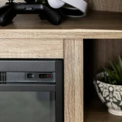 Wood Open Shelf Corner Highboy Electric Fireplace TV Stand for TVs up to 50" - Saracina Home Black 18 Wood Open Shelf Corner Highboy Electric Fireplace TV Stand for TVs up to 50" - Saracina Home Black -Cheap TV Stands Store unnamed file 1153