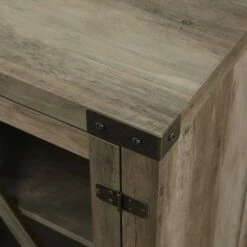 Clarabelle Rustic Farmhouse Electric Fireplace TV Stand for TVs up to 65" - Saracina Home Stone Gray -Cheap TV Stands Store unnamed file 1198