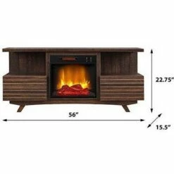 HearthPro SoHo Electric Fireplace TV Stand in Mahogany - SP6555-OF -Cheap TV Stands Store unnamed file 1295