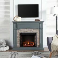 Salski Electric Media Fireplace Gray/Weathered Stone - Aiden Lane 15 Salski Electric Media Fireplace Gray/Weathered Stone - Aiden Lane -Cheap TV Stands Store unnamed file 1336