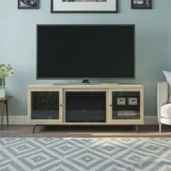 Room & Joy 70" Aronson Fireplace Tv Stand Blonde Oak - Room & -Cheap TV Stands Store unnamed file 1400