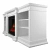 Real Flame Fresno TV/media Stand Fireplace White