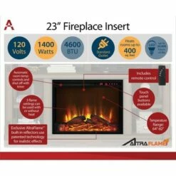 70" Bryan Fireplace TV Stand Black - Room & Joy -Cheap TV Stands Store unnamed file 1415