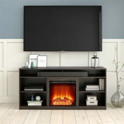 RealRooms Vesta Fireplace TV Stand for TVs up to 65"