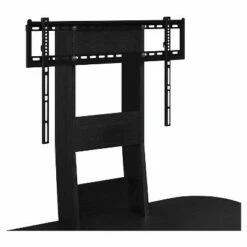 Solar TV Stand with Mount for TVs up to 65" - Room & Joy Black