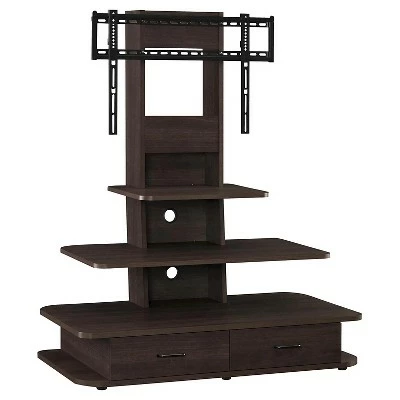 Solar TV Stand for TVs up to 70" with Mount and Drawers - Room & Joy Black 8 Solar TV Stand for TVs up to 70" with Mount and Drawers - Room & Joy Black - Image 6