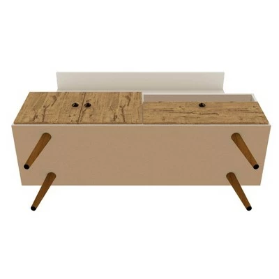 Tribeca TV Stand for TVs up to 50" - Manhattan Comfort White/green 10 Tribeca TV Stand for TVs up to 50" - Manhattan Comfort White/green - Image 8