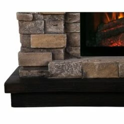 36" Freestanding Electric Fireplace Tan - Home Essentials -Cheap TV Stands Store unnamed file 1661