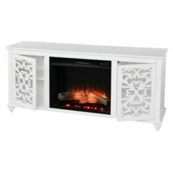 Hallvy Touch Panel Fireplace with Media Storage White - Aiden Lane -Cheap TV Stands Store unnamed file 1732