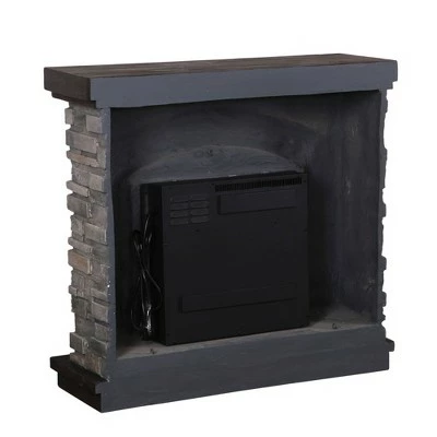 36" Freestanding Electric Fireplace Gray - Home Essentials 11 36" Freestanding Electric Fireplace Gray - Home Essentials - Image 9