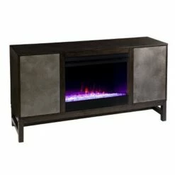 Tifchar Color Changing Fireplace with Media Storage Brown/Silver - Aiden Lane 14 Tifchar Color Changing Fireplace with Media Storage Brown/Silver - Aiden Lane -Cheap TV Stands Store unnamed file 1771