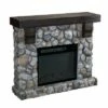 44" Freestanding Electric Fireplace Gray - Home Essentials -Cheap TV Stands Store unnamed file 1828