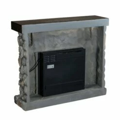44" Freestanding Electric Fireplace Gray - Home Essentials -Cheap TV Stands Store unnamed file 1834
