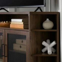 Corner TV Stand for TVs up to 55" with Metal Mesh Doors - Saracina Home Rustic Oak 23 Corner TV Stand for TVs up to 55" with Metal Mesh Doors - Saracina Home Rustic Oak -Cheap TV Stands Store unnamed file 188