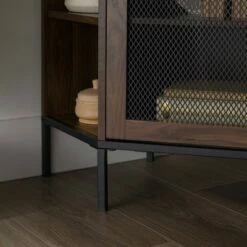 Corner TV Stand for TVs up to 55" with Metal Mesh Doors - Saracina Home Rustic Oak 26 Corner TV Stand for TVs up to 55" with Metal Mesh Doors - Saracina Home Rustic Oak -Cheap TV Stands Store unnamed file 191