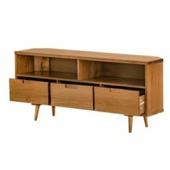 Cara Mid-Century Modern 3 Drawer Corner TV Stand for TVs up to 55" - Saracina Home Walnut 18 Cara Mid-Century Modern 3 Drawer Corner TV Stand for TVs up to 55" - Saracina Home Walnut -Cheap TV Stands Store unnamed file 202