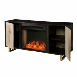Shanmol Alexa Smart Media Fireplace with Carved Details Dark Brown/Natural - Aiden Lane -Cheap TV Stands Store unnamed file 2090