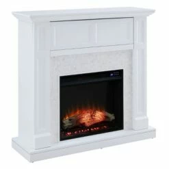 Nerrin Touch Panel Electric Media Fireplace with Tile Surround White - Aiden Lane -Cheap TV Stands Store unnamed file 2115
