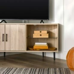 Contemporary Corner TV Stand for TVs up to 55" - Saracina Home Birch -Cheap TV Stands Store unnamed file 217