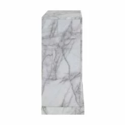 Dridun Faux Marble Touch Panel White/Gray - Aiden Lane -Cheap TV Stands Store unnamed file 2222