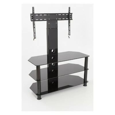 TV Stand for TVs up to 60" with TV Mount Black - AVF 4 TV Stand for TVs up to 60" with TV Mount Black - AVF - Image 2