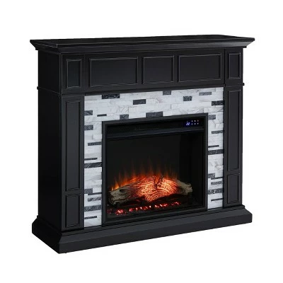 Dalmen Marble Touch Panel Fireplace Black - Aiden Lane 3 Dalmen Marble Touch Panel Fireplace Black - Aiden Lane