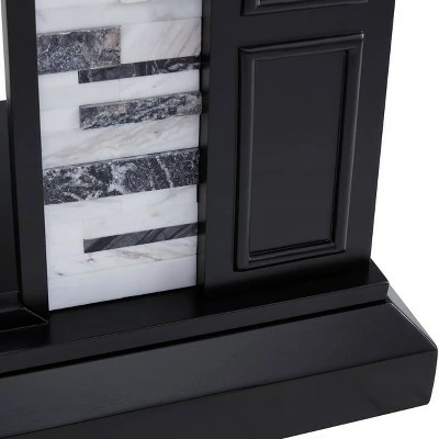 Dalmen Marble Touch Panel Fireplace Black - Aiden Lane 12 Dalmen Marble Touch Panel Fireplace Black - Aiden Lane - Image 10