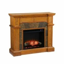 Rosnor Corner Convertible Touch Panel Electric Fireplace with Faux Stone Surround Mission Oak - Aiden Lane -Cheap TV Stands Store unnamed file 2298