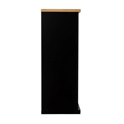 Skens Touch Panel Fireplace Black/Natural - Aiden Lane 6 Skens Touch Panel Fireplace Black/Natural - Aiden Lane - Image 4