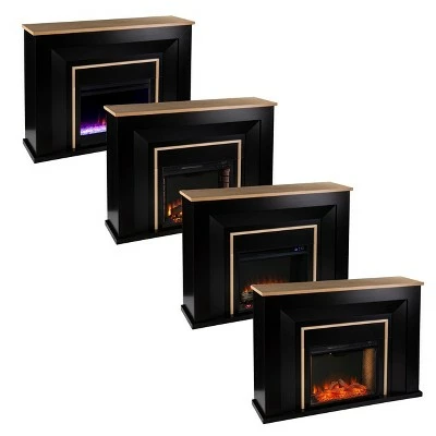 Skens Touch Panel Fireplace Black/Natural - Aiden Lane 10 Skens Touch Panel Fireplace Black/Natural - Aiden Lane - Image 8