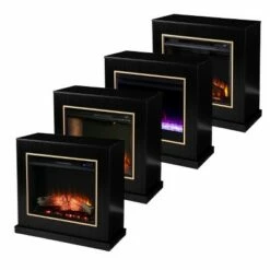 Stallamp Alexa Smart Fireplace Black/Gold - Aiden Lane 15 Stallamp Alexa Smart Fireplace Black/Gold - Aiden Lane -Cheap TV Stands Store unnamed file 2392