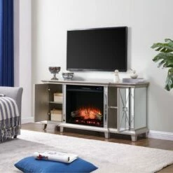 Tappington Mirrored Touch Panel Fireplace Media Console Silver - Aiden Lane 19 Tappington Mirrored Touch Panel Fireplace Media Console Silver - Aiden Lane -Cheap TV Stands Store unnamed file 2461
