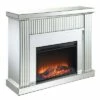 Ziva Fireplace Silver - Picket House Furnishings