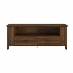 Open Storage 2 Drawer Console TV Stand for TVs up to 65" - Saracina Home Birch -Cheap TV Stands Store unnamed file 251