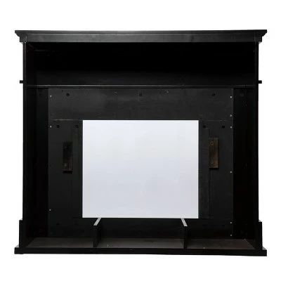 Mieve Touch Panel Electric Fireplace Black/White - Aiden Lane 6 Mieve Touch Panel Electric Fireplace Black/White - Aiden Lane - Image 4