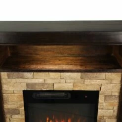 39" Freestanding Electric Fireplace Tan - Home Essentials -Cheap TV Stands Store unnamed file 2678
