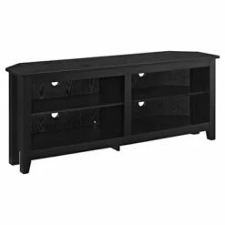 Farmhouse 4 Cubby Wood Open Storage Corner TV Stand for TVs up to 65" - Saracina Home Black 17 Farmhouse 4 Cubby Wood Open Storage Corner TV Stand for TVs up to 65" - Saracina Home Black -Cheap TV Stands Store unnamed file 272