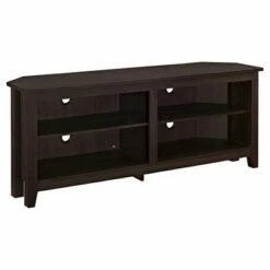 Farmhouse 4 Cubby Wood Open Storage Corner TV Stand for TVs up to 65" - Saracina Home Black 18 Farmhouse 4 Cubby Wood Open Storage Corner TV Stand for TVs up to 65" - Saracina Home Black -Cheap TV Stands Store unnamed file 273