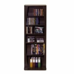 Canoe Curved Multimedia Cabinet Brown - Atlantic