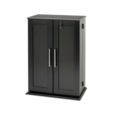 Locking Media Storage Cabinet with Shaker Doors - Prepac Espresso Brown 7 Locking Media Storage Cabinet with Shaker Doors - Prepac Espresso Brown - Image 5