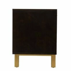 Groveholme Sliding Door Media Stand Brown/Gold/Natural - Aiden Lane -Cheap TV Stands Store unnamed file 2825