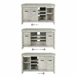Exhibit Corner TV Stand for TVs up to 42" - South Shore Seaside Pine -Cheap TV Stands Store unnamed file 291