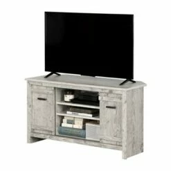 Exhibit Corner TV Stand for TVs up to 42" - South Shore Seaside Pine -Cheap TV Stands Store unnamed file 293