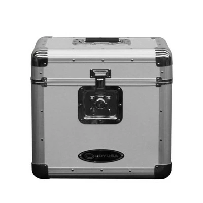 Odyssey Innovative Designs Odyssey KROM Stacking Transport Case for 70, 12 Inch Vinyl LPs, Silver (2 Pack) 3 Odyssey Innovative Designs Odyssey KROM Stacking Transport Case for 70, 12 Inch Vinyl LPs, Silver (2 Pack)
