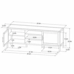 Warwick TV Stand for TVs up to 69" with Storage - Threshold™ White -Cheap TV Stands Store unnamed file 2955